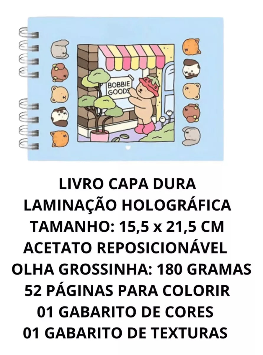 Kit de 262 Cores + Livro