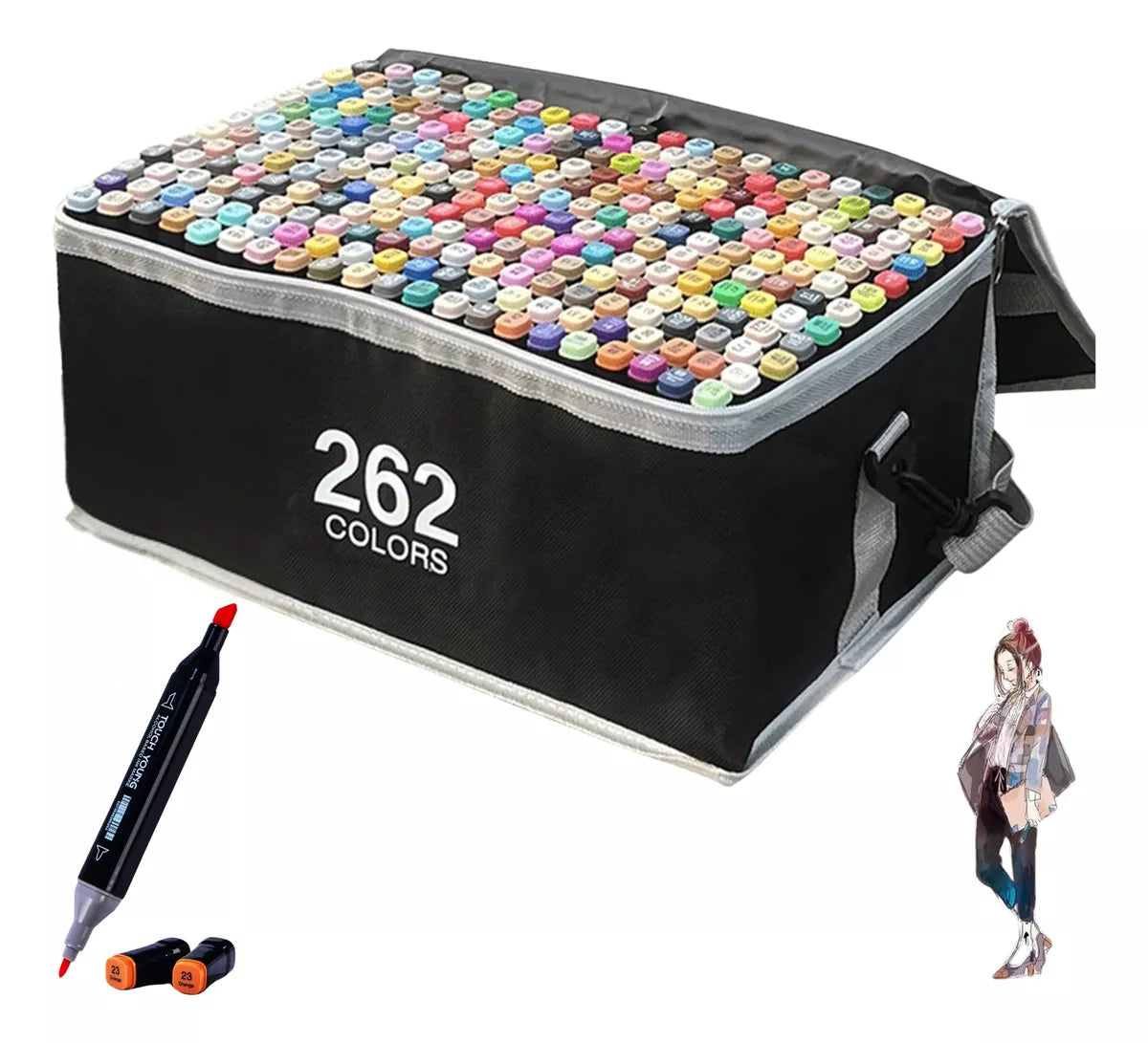 Kit de 262 Cores + Livro